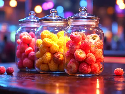Jammin' Jars pokie artwork at Lucky Green Casino