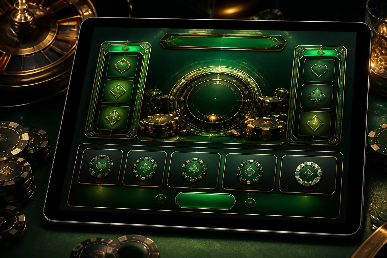 Lucky Green Casino mobile or desktop access guide for iPad / Android tablet