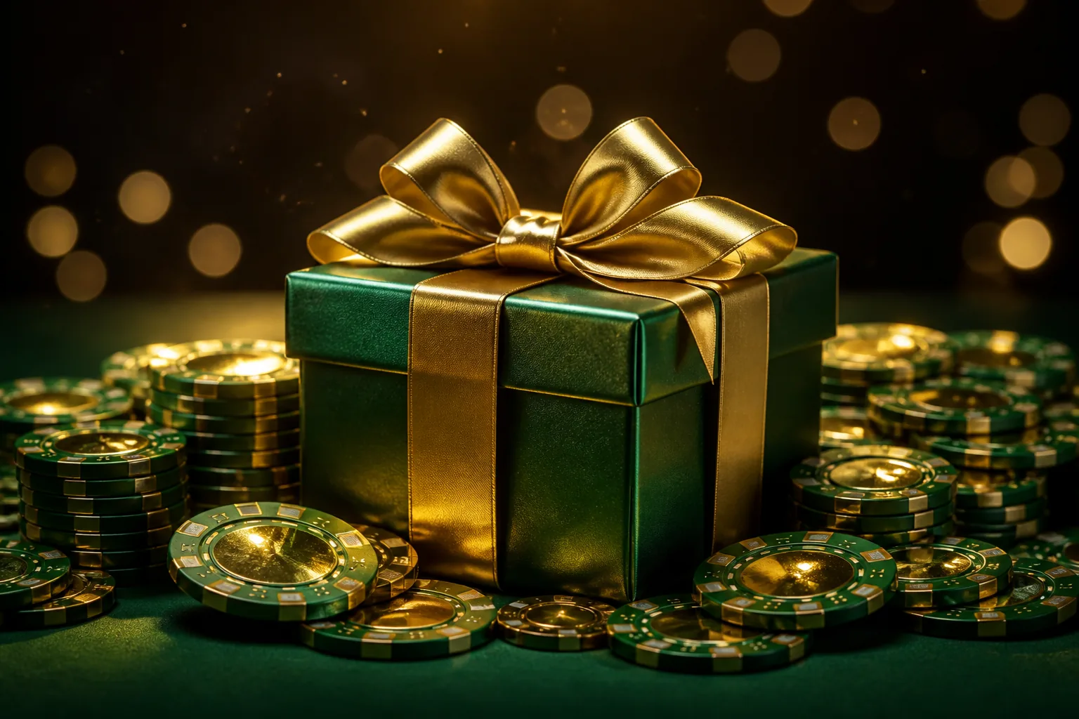 No Deposit Bonus review visual for Lucky Green Casino promotions