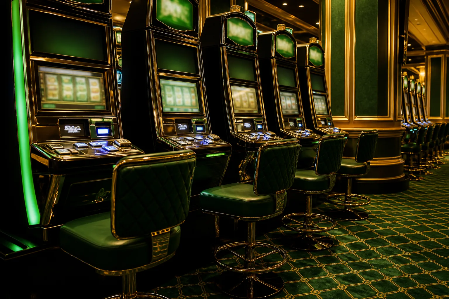 Lucky Green Casino free spins visual